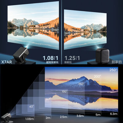 Shusen X5AR Full HD Portable Home Theater, Gaming, Video, Office, and Smart Google TV Projector