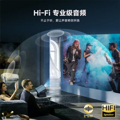 Shusen X5AR Full HD Portable Home Theater, Gaming, Video, Office, and Smart Google TV Projector